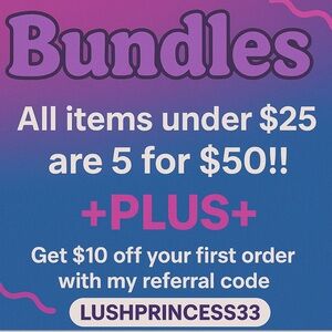 Bundles 5 for 50